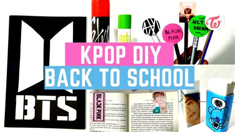 Diy Kpop Back To School Blackpink School Supplies 📌 Bts Diy Stray