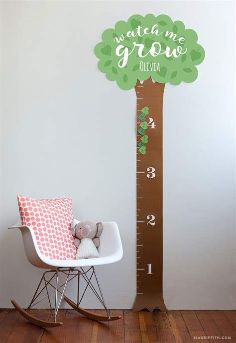 Printable Height Chart For Kids Lia Griffith Woodworking Projects
