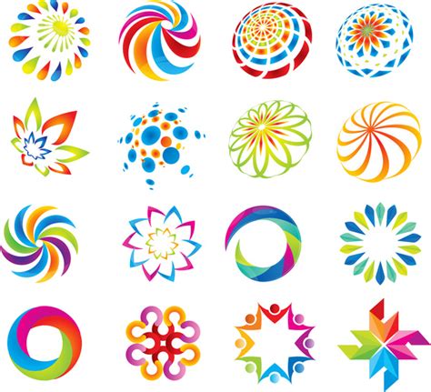 Logo Design Element Abstract Collection Vectors Graphic Art Designs In