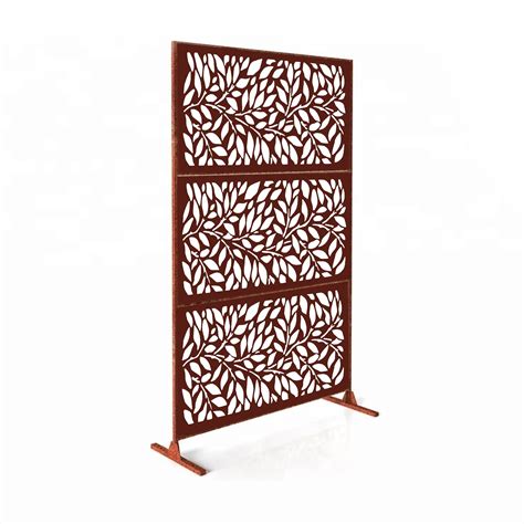 H X W Laser Cut Metal Privacy Screen Metal Privacy Screen Fence Metal Wall Art Outdoor