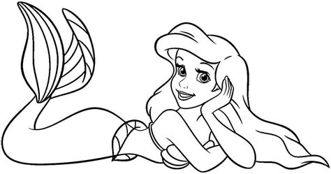 Free coloring pages to print or color online. Princesa Ariel Para Colorir - Coloring City