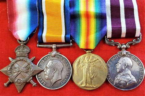 Ww1 British Army Meritorious Service Medal Group Of 4 S4 091310 Cpl Em