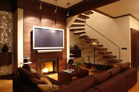 33 Living Room Designs With Beautiful Woodwork Throughout Home
