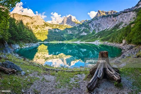 Gosausee With Dachstein View European Alps High Res Stock Photo Getty
