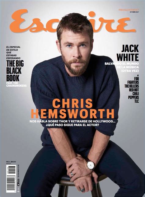 Chris Hemsworth Esquire Latin America 2017 Cover Photo Shoot