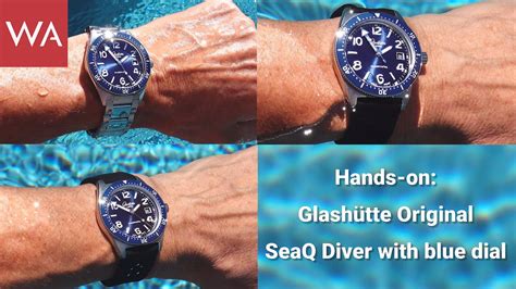 Hands On Glashütte Original Seaq New With With A Beautiful Blue Dial