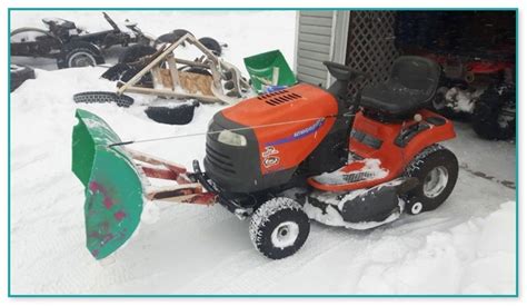 Snow Plows For Lawn Mowers Home Improvement
