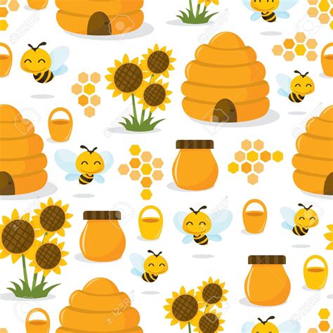 Bee Hive A Vector Illustration Of A Cute Whimsical Happy Honey Bee