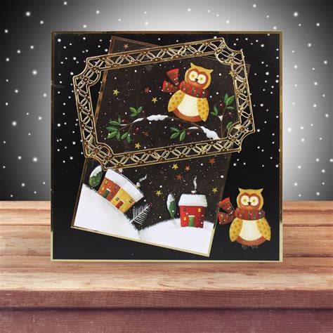 Card Created Using Hunkydory Crafts Little Book Of Owls Little Books