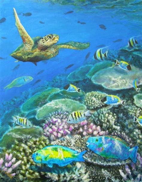 Belote Ocean Art Gallery Underwater Paintings Of South