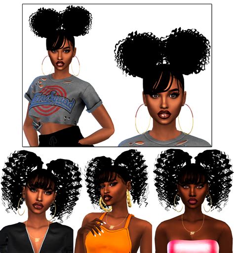 10 Matchless Sims 4 Hairstyles Black Female