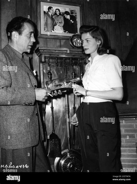 Humphrey Bogart And Lauren Bacall Newlyweds Candid Portrait At