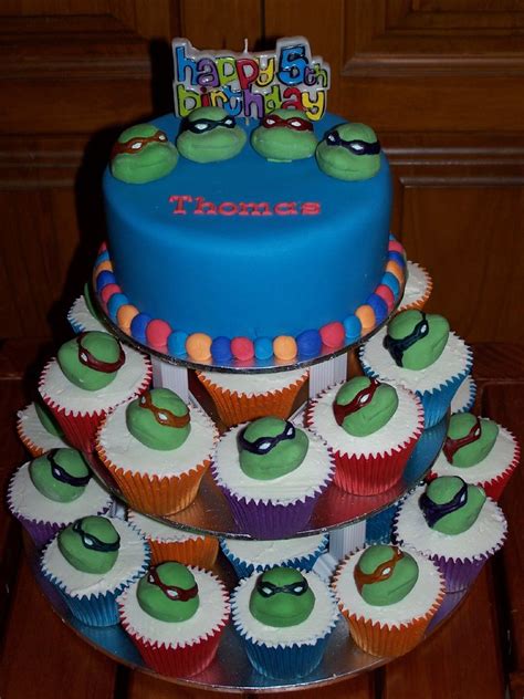 Teenage Mutant Ninja Turtles Cupcake Tower 2 A Photo On Flickriver