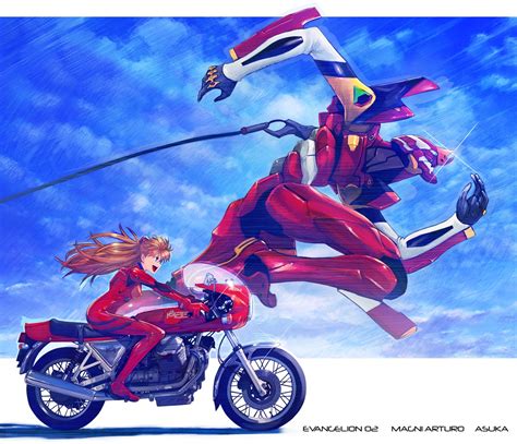 Wallpaper Illustration Anime Neon Genesis Evangelion Asuka Langley