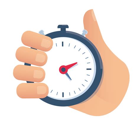 Hand Holding A Stopwatch Timer 12067332 Png