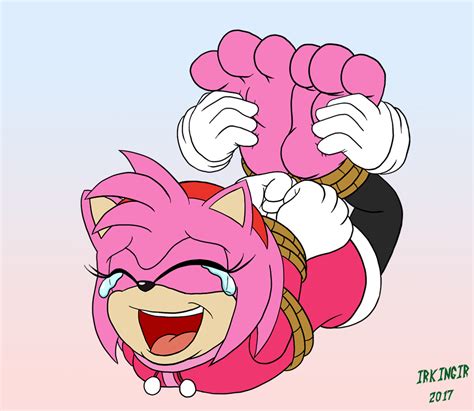 Amy untied tails' shoes and took them off, revealing his white socks while tails removed amy's boots from her socked feet. Commission: Amy Hogtied by IrkinGIR on DeviantArt