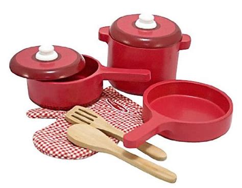 Melissa And Doug Deluxe Wooden Kitchen Accessory Set