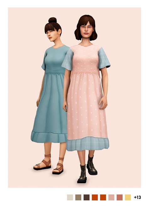 Maxis Match Cc World Sims 4 Mods Clothes Sims 4 Dresses Maxis Match