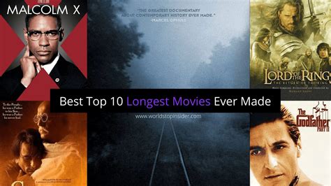 Best Top 10 Longest Movies Ever Made