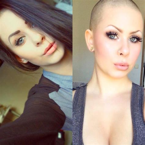 Skinhead Reggae Shaved Hair Women Bald Girl Bald Women Shaved Head