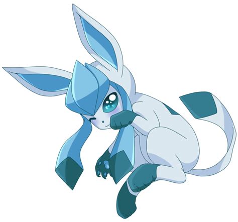 Glaceon Pokemon Transparent Png Png Mart