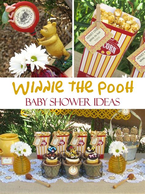Winnie The Pooh Baby Shower Ideas Games Food Favors