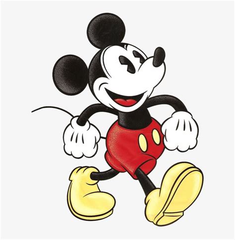 Vintage Mickey Mouse Clipart Old Mickey Mouse Png 636x772 Png