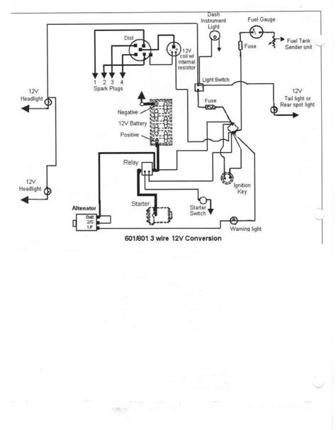 Ford 600 Tractor 12 Volt Wiring Diagram Wiring Diagram
