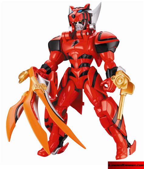Power Rangers Jungle Fury Armored Red Ranger Figure Battlizer Power