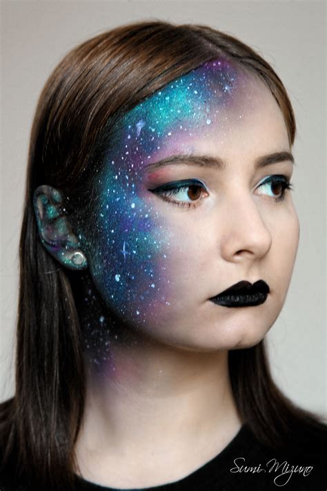 I Love Galaxy Themes So I Have Decided To Do Some Cosmic Makeup Model
