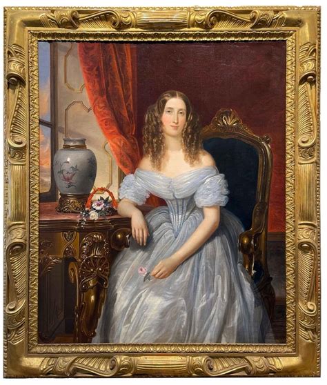 Pietro Lucchini Portrait Of A Noblewoman For Sale At 1stdibs