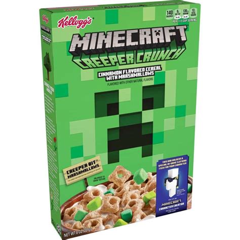 Minecraft Creeper Crunch Cereal Coming To Stores Near You