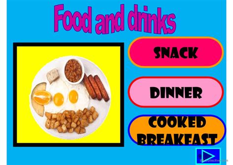 Food Drinks And Groceries Multiple English Esl Powerpoints