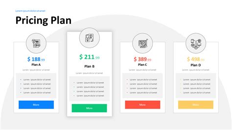 IT 가격 계획 피피티 디자인 가격 단일 슬라이드