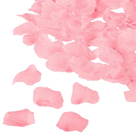 Silk Flower Rose Petals 100 Pcs Pink Cv Linens