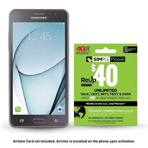 Simple Mobile Samsung Galaxy On5 4g Lte Prepaid Smartphone With Free
