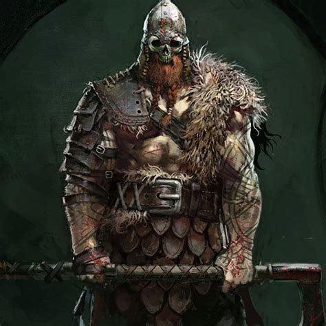 Vikings Raider Designs Done At Ubisoft For For Honor Viking Art