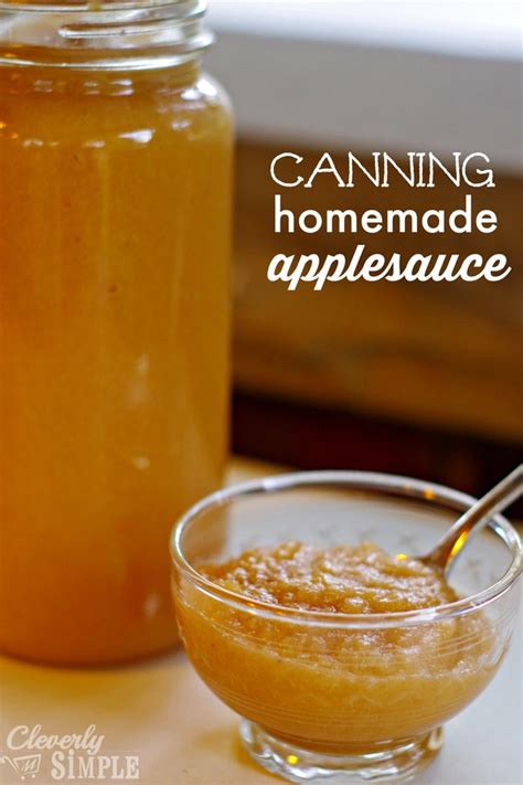 Canning Homemade Applesauce Simple Recipes Diy Tutorials