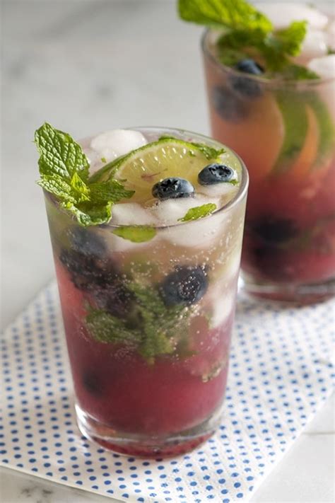 17 Best Cocktails For Ladies Blueberry Mojito Blueberry Mojito