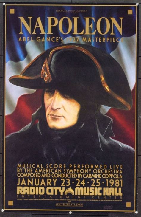 Napoleon 1927 Original Movie Poster Napoleon Movie Movie Posters