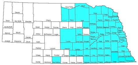 Nebraska Time Zone Map Clipart Best