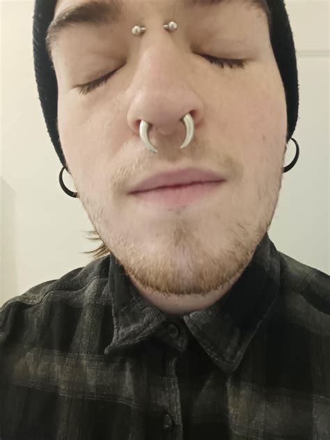 Finally Got To My Goal Size For My Septum Rstretched