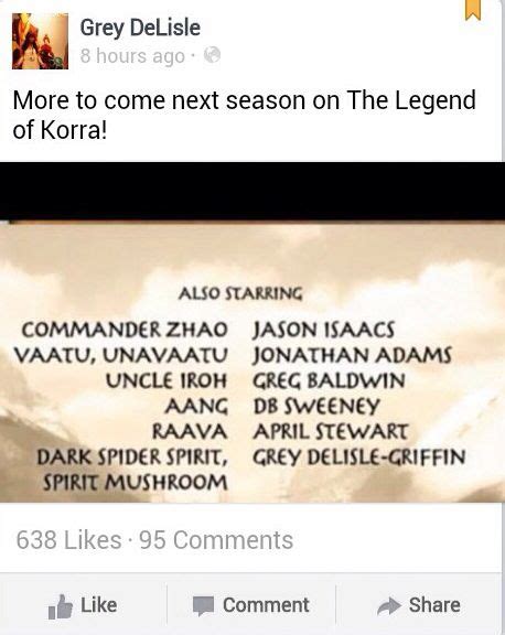 The Legend Of Korra Avatar The Last Airbender Grey Delisle Griffen