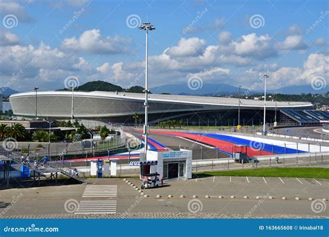 Sochi Russia August 10 2019 Building Of Tennis Academy Adler Arena