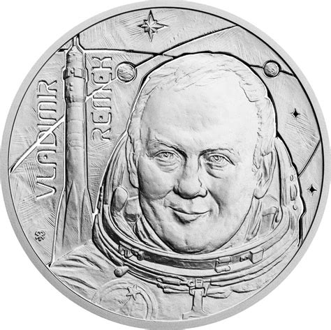 1 Dollar Vladimir Remek Milky Way 1 Oz Silver Coin 1 Niue 2023 Proof