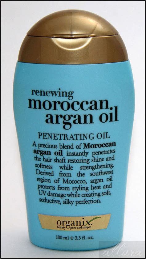 The argan oil scalp massage method has many benefits as it: Curly Hair Is Beautiful!: Organix Moroccan Argan Oil