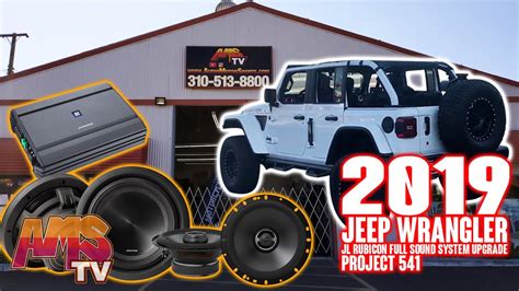 2019 Jeep Wrangler Jl Rubicon Full Sound System Upgrade Project 541
