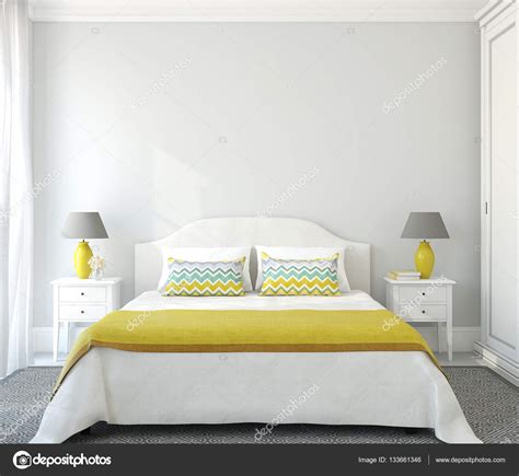 Bedroom Interior 3d Render ⬇ Stock Photo Image By © Poligonchik