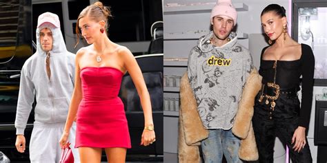 hailey bieber explains why she and justin wear opposite outfits