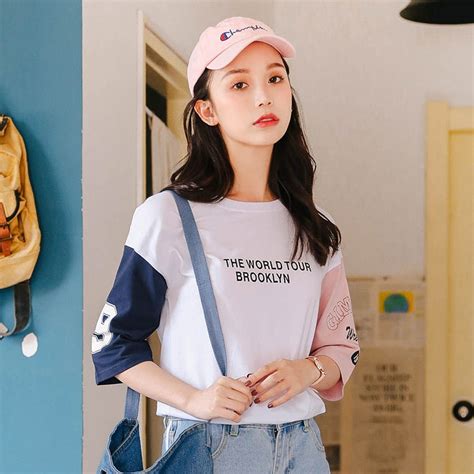 Harajuku Kawaii Top T Shirt Women Summer 2018 Korean Fashion Preppy Style Tops Tees Schoolgirl
